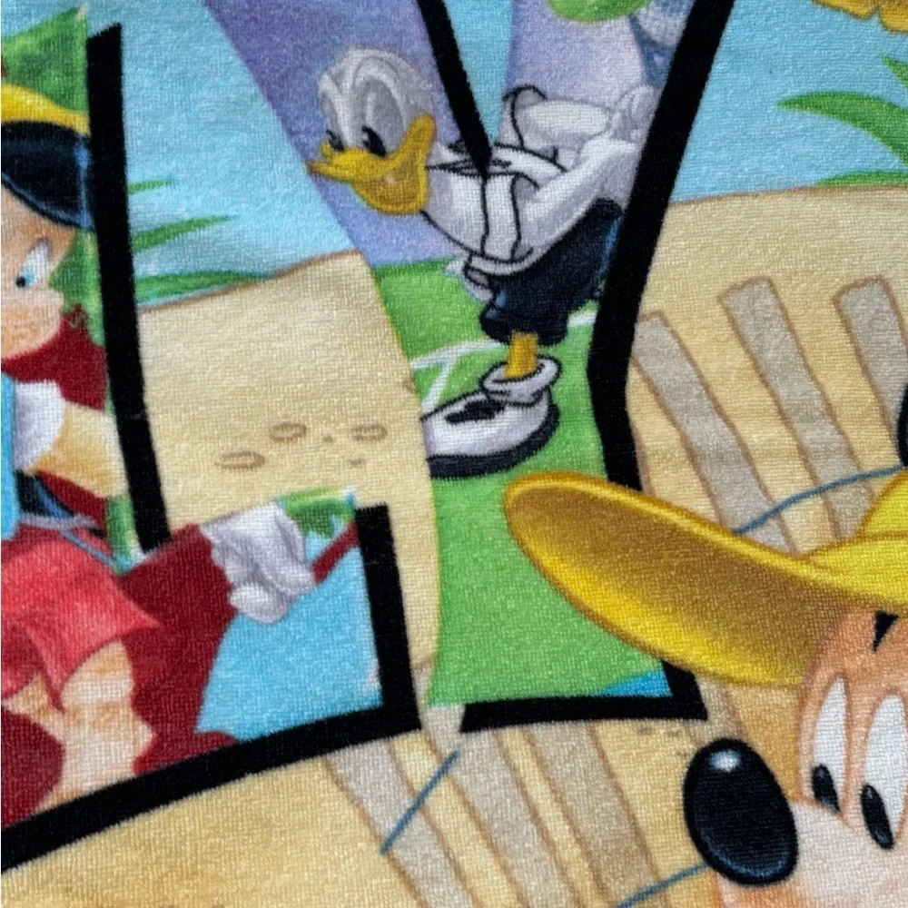 Mickey Mouse Beach Towels (set 2) Disney Family Vacation Beach Pool Swim Towels